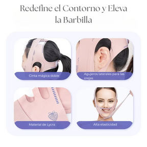 Banda Moldeadora Facial V-Line – Redefine el Contorno y Eleva la Barbilla