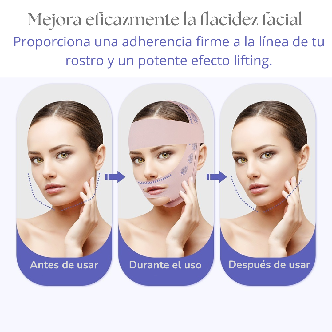 Banda Moldeadora Facial V-Line – Redefine el Contorno y Eleva la Barbilla