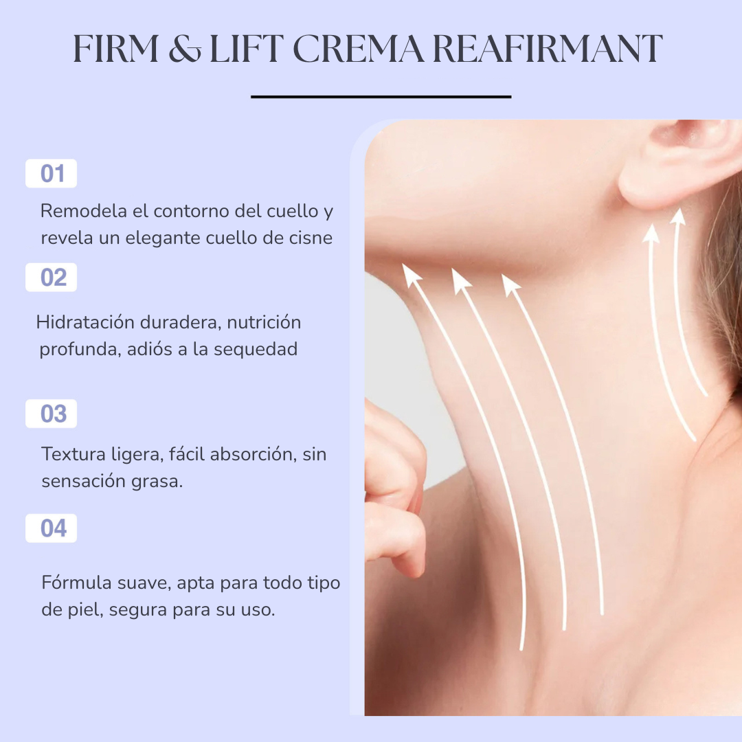 Crema Lifting para el Cuello – Reafirma, Hidrata y Rejuvenece