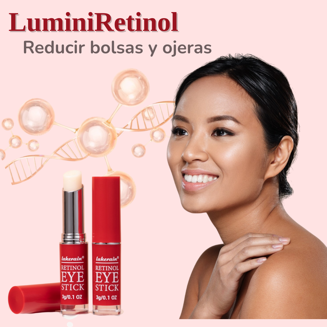 LuminiRetinol Stick – Reductor de Bolsas, Ojeras y Arrugas | Hidratante, Iluminador y Rejuvenecedor