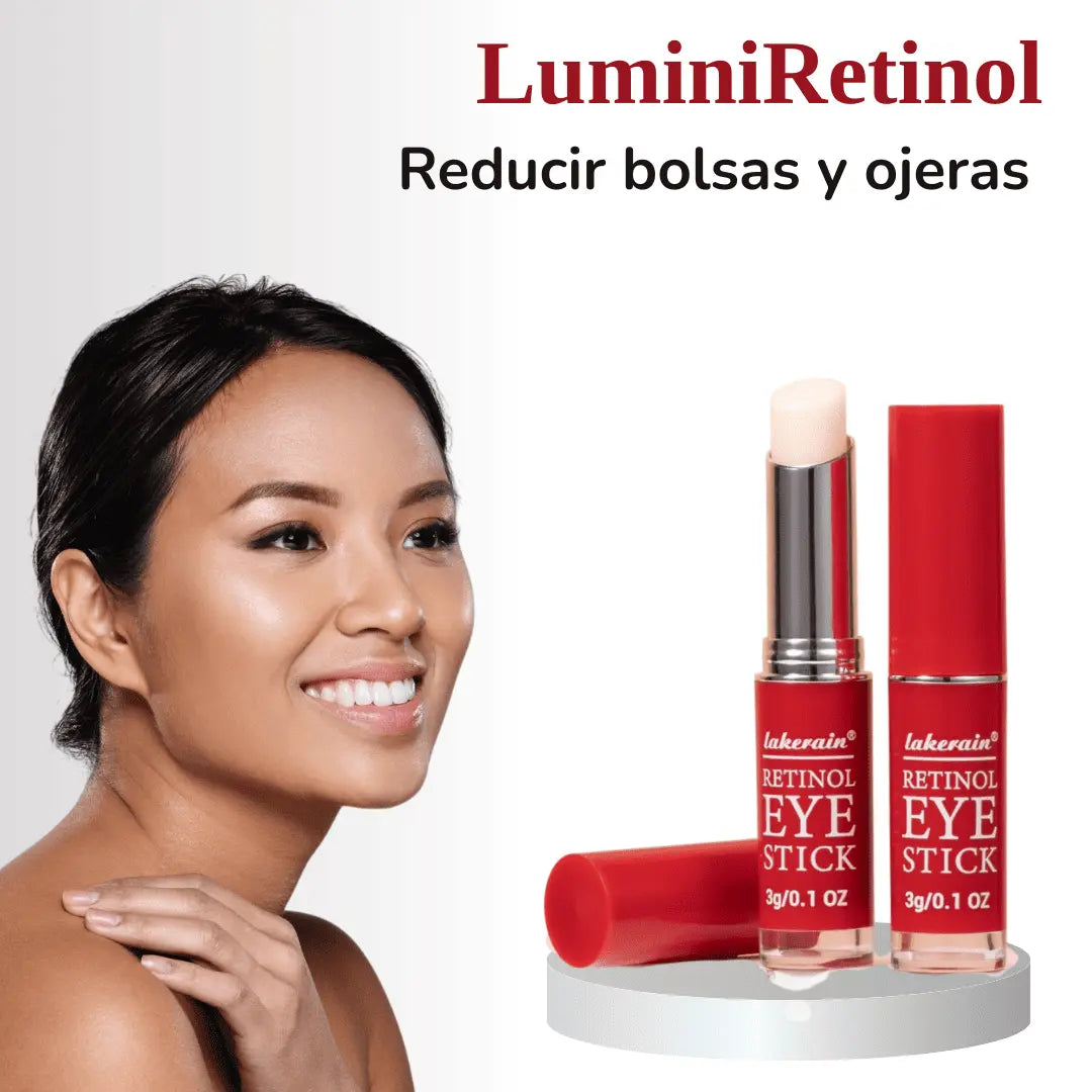 LuminiRetinol Stick – Reductor de Bolsas, Ojeras y Arrugas | Hidratante, Iluminador y Rejuvenecedor