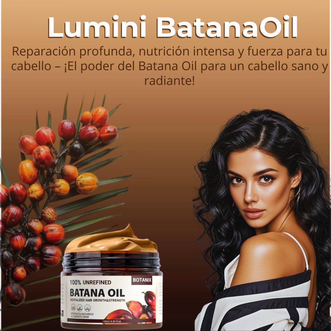 Lumini BatanaOil - 100% Natural con Aceite de Batana – Hidratación, Reparación y Crecimiento Saludable