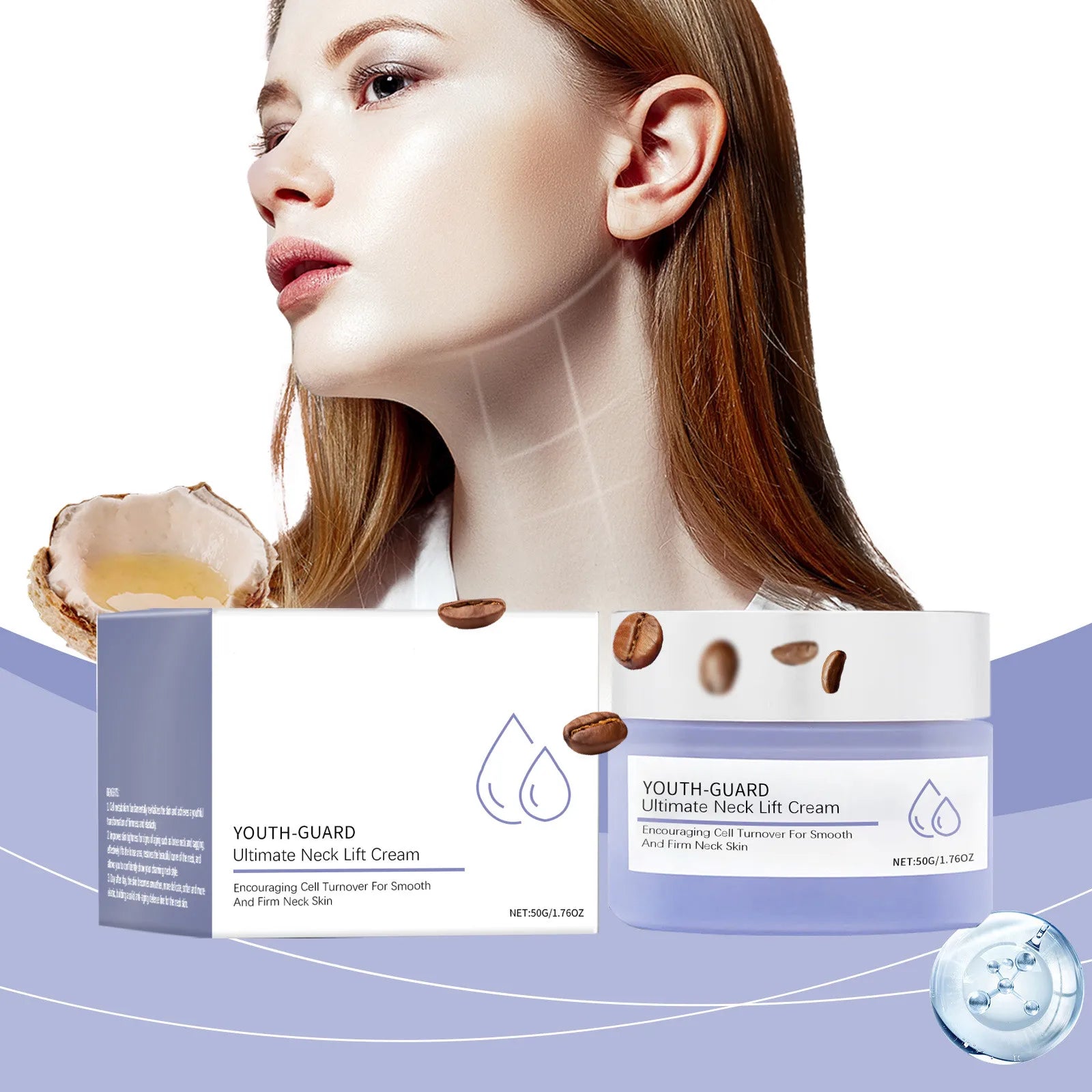 Crema Lifting para el Cuello – Reafirma, Hidrata y Rejuvenece